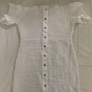 Brand New Pretty Little Thing White BodyCon Dress